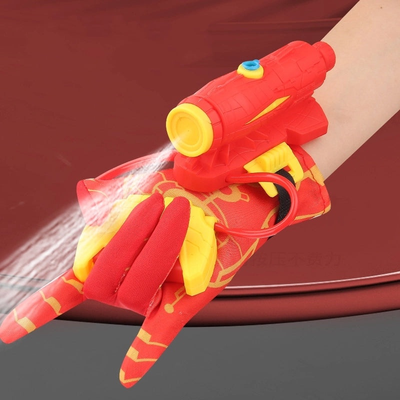 儿童蜘蛛手腕发射器 水枪玩具 手动喷水手套 | 儿童玩具
