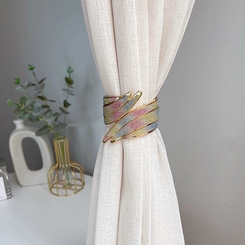 Elegant Solid Color Geometric Alloy Curtain Tiebacks|Home Decor Accessories