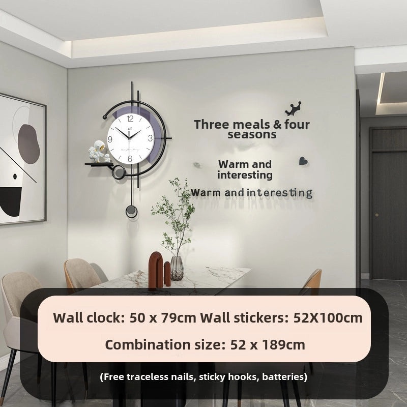 Modern Minimalist Wall Clock for Living Room | Home Decor & Wall Clocks