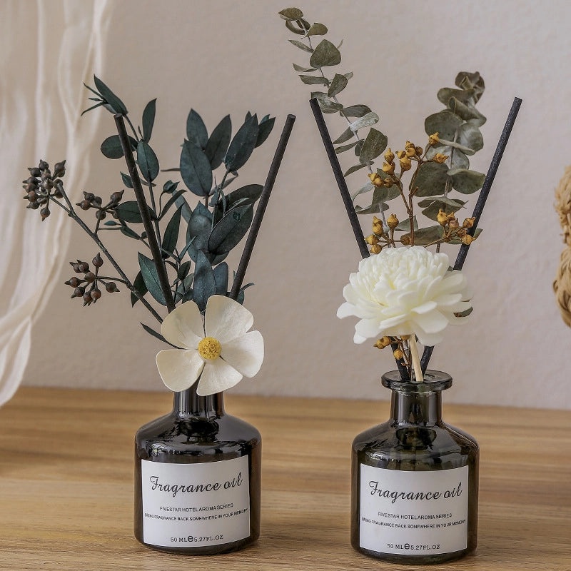 Minimalist Classic Color Block Glass Diffuser for Home Fragrance | Home Fragrance