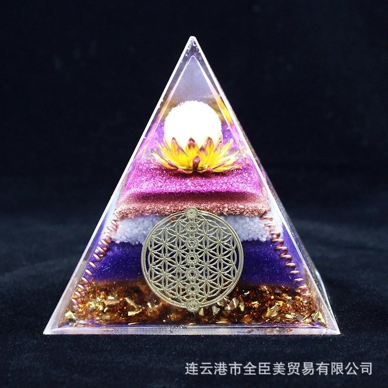 Classic Geometric Acrylic Crystal Pyramid Decor|Home Decor