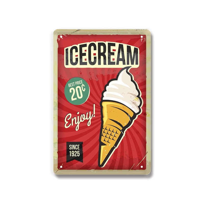 10 Retro Letter Flame Cattle Iron Wall Art Ornaments Set|Home Decor Wall Art