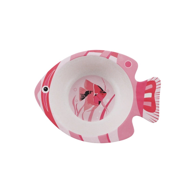 Adorable Cartoon Bamboo Fiber Kids Tableware Single Piece|Kitchen & Dining