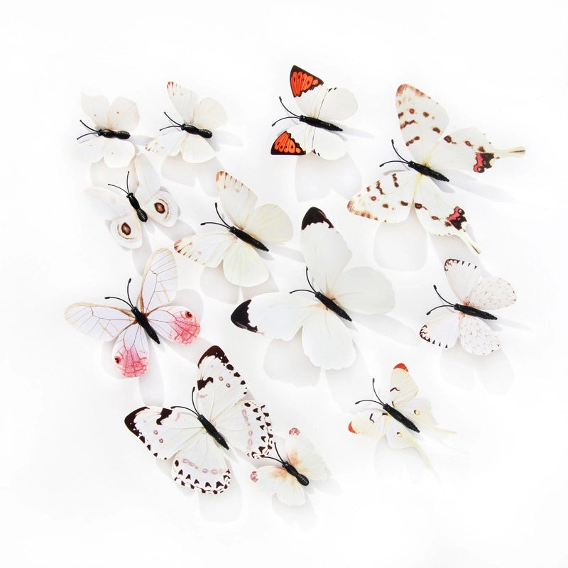 Creative Waterproof Butterfly Wall Stickers Self-adhesive PVC Home Decor Background|Home Decor & Wall Stickers