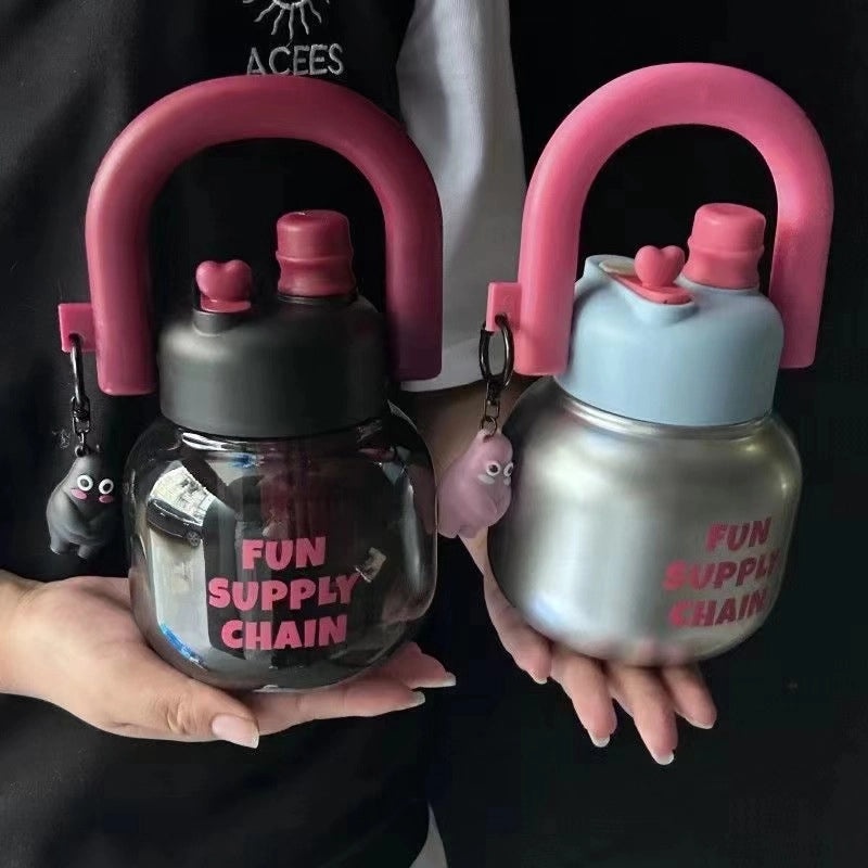 Adorable Alphabet PC Thermos Water Bottle Single Piece|Drinkware & Hydration