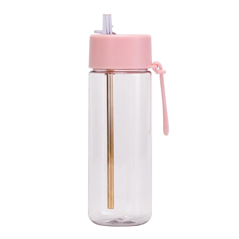 Stylish Solid Color Plastic Water Bottle for Everyday Use | Travel Accessories