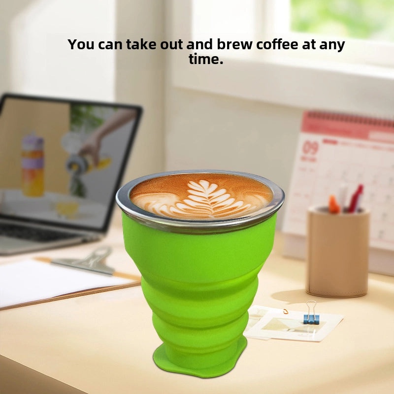 200ml Portable Silicone Folding Cup for Travel|Travel Accessories