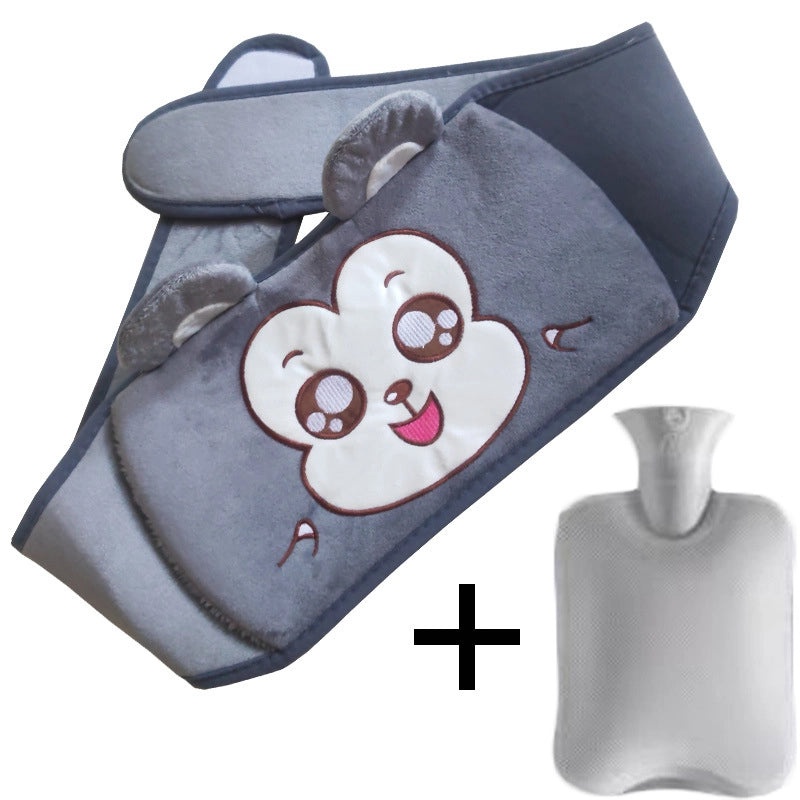 Plush Hot Water Bag with Protective Belt for Waist and Hands Warmth | Home & Personal Care
