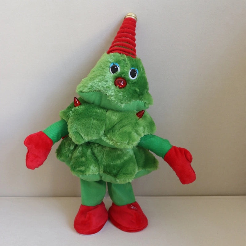 Christmas Tree Singing Dancing Elk Plush Toy for Elderly|Holiday Gifts & Plush Toys