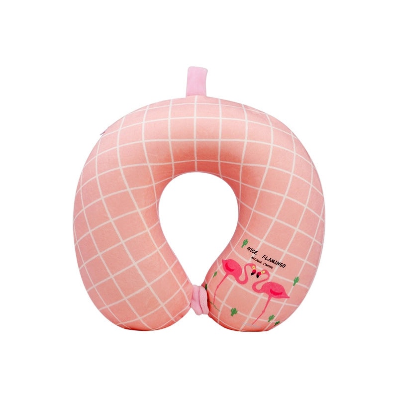 Cartoon Animal Memory Foam U-Shaped Neck Pillow for Travel and Nap | Travel Accessories