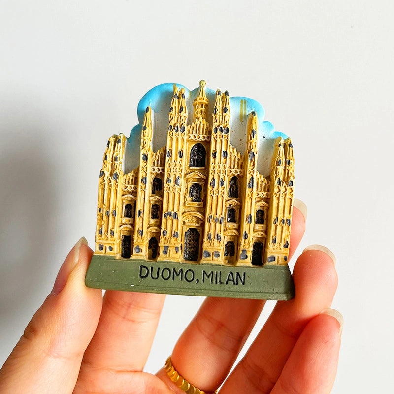 3D Travel Refrigerator Magnet Stickers Europe Cities Souvenirs Creative Tourist Gifts|Home Decor & Magnets
