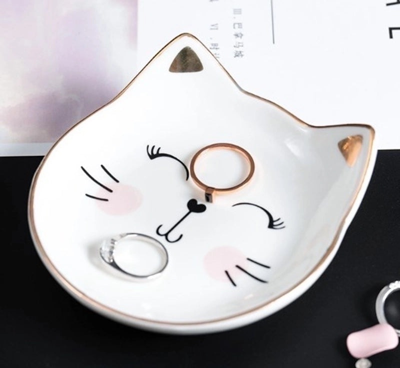 Adorable Animal Design White Porcelain Plate Single Piece|Home Decor Tableware Dishes Plates
