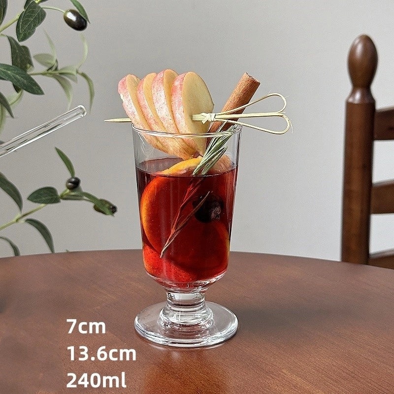 Elegant Solid Color Glass Wine Tumbler for Banquet & Daily Use