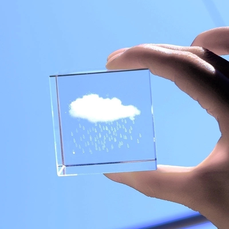 Minimalist Galaxy Cloud Crystal Decor | Home Decor