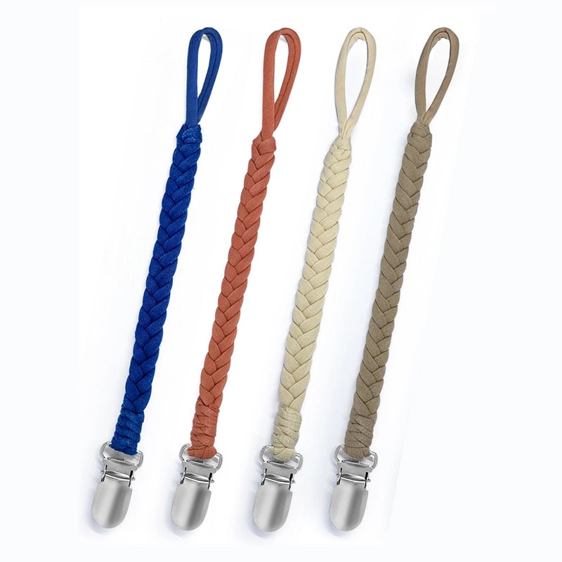 60 Pieces Pacifier Clips with Chain for Babies Anti-drop Silicone Teether Holder|Baby Accessories and Teethers