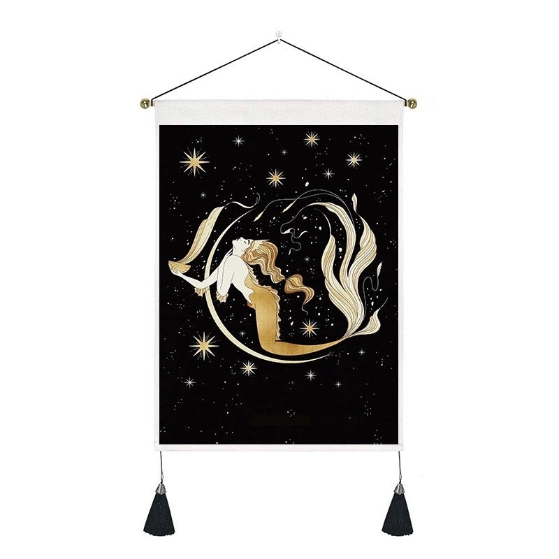 Vintage Starry Sky and Moon Wall Tapestry|Home Decor