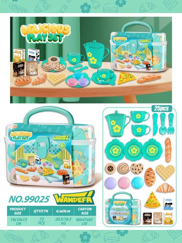 Children's Kitchen Playset Solid Color Plastic Toy Utensils|Educational Toys & Pretend Play