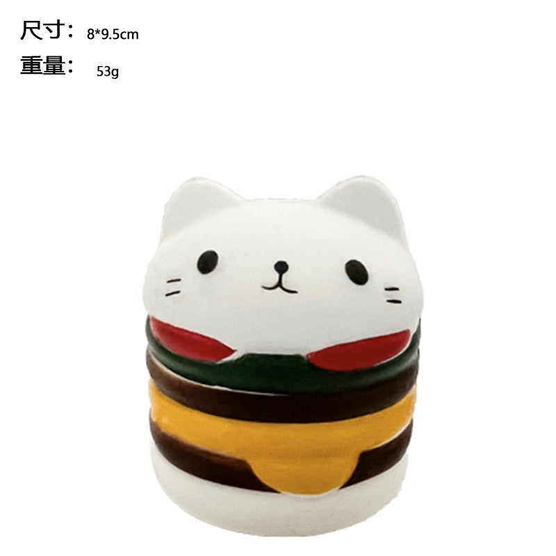 Slow Rebound Hamburger Cake Squishy Toy | Stress Relief Toys and Squishies