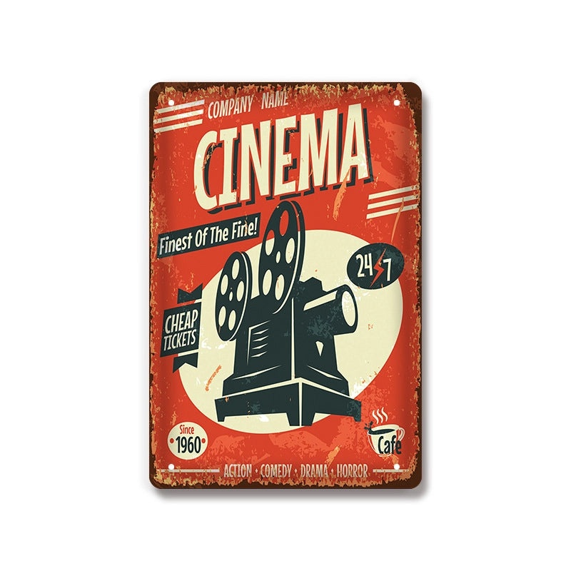 10 Retro Letter Flame Cattle Iron Wall Art Ornaments Set|Home Decor Wall Art