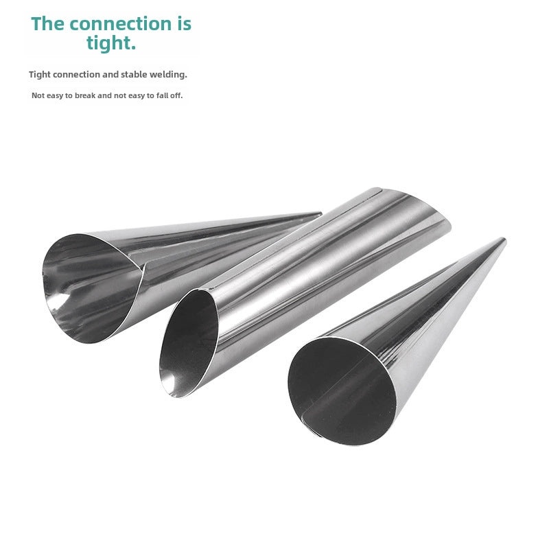 Stainless Steel Danish Spiral Baking Mold Large Conical Croissant Tube | Bakeware & Kitchen Tools