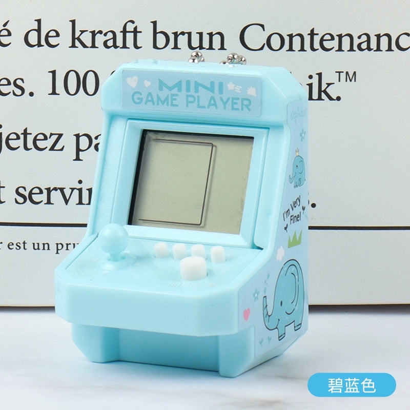 20 Retro Arcade Machine Keychain Set Mini Handheld Game Console Pendant Schoolbag Toy Gift|Accessories & Keychains