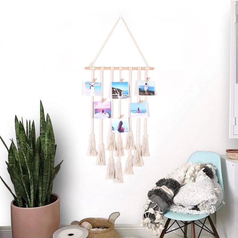 Handcrafted Tassel Woven Tapestry Wall Hanging for Modern Home and B&B Decoration|Home Decor & Wall Art