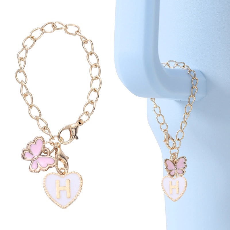 Cute Heart & Butterfly Enamel Alloy Pendant for Women | Jewelry & Accessories