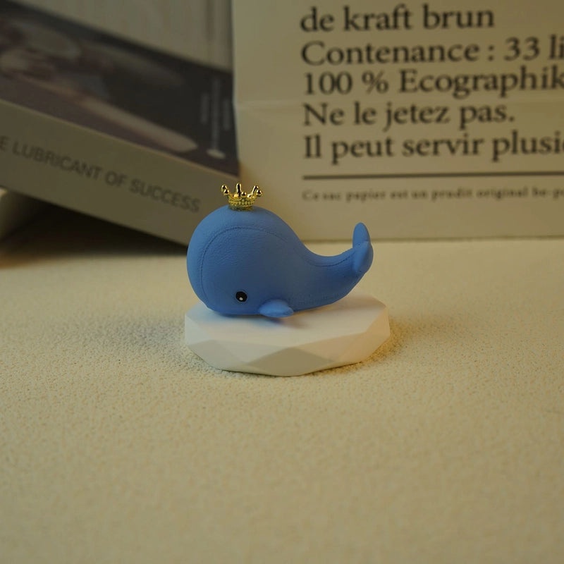 Creative Whale Aromatherapy Ornament Fire-Free Essential Oil Diffuser Cute Desktop Air Purifier|Home Decor & Aromatherapy