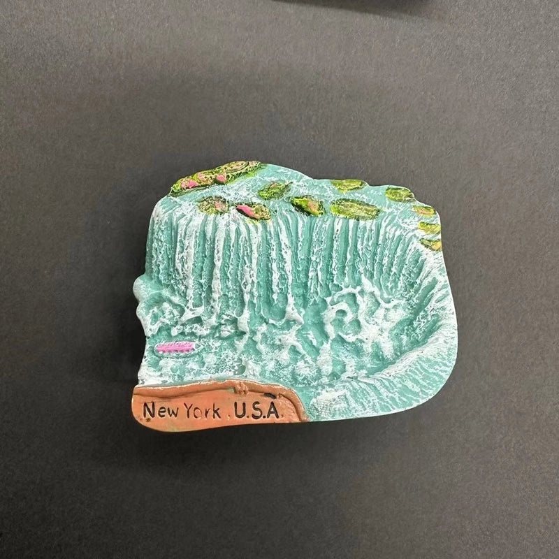 Washington USA Germany Swan Castle France Italy Syria Gulg Bell Magnetic Resin Refrigerator Magnet|Home Decor Magnets