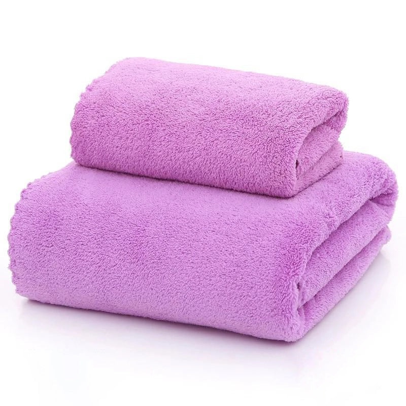 Casual Color Block Daisy Coral Fleece Bath Towels Soft Absorbent Bathroom Towels|Home & Kitchen > Bath > Towels