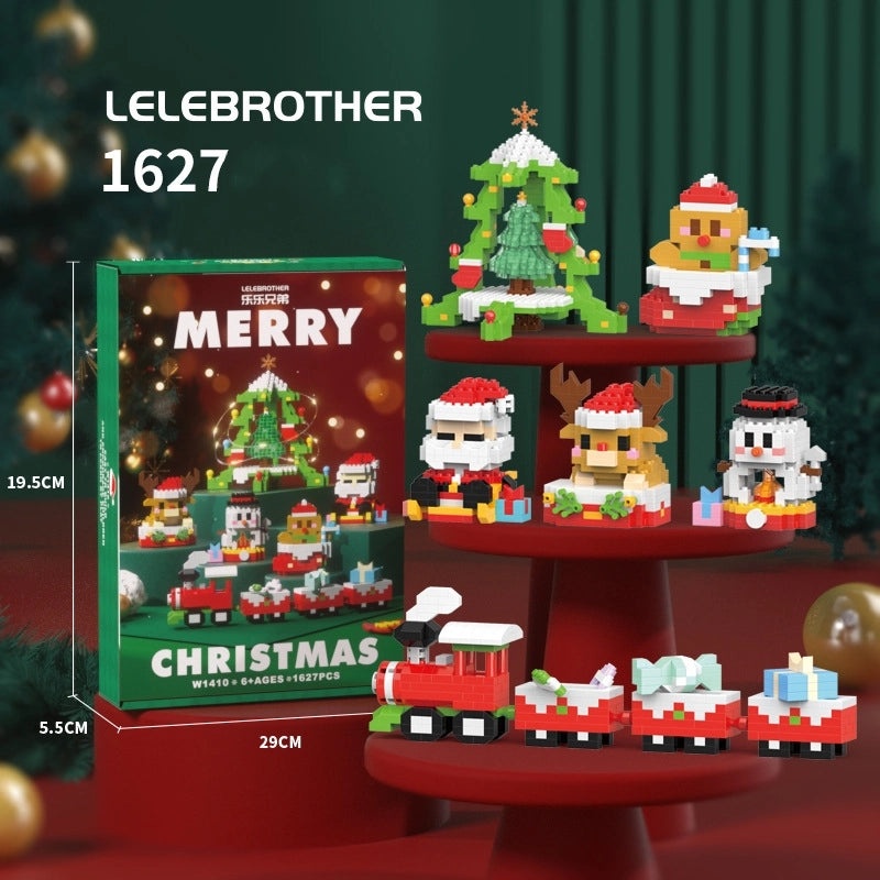 Christmas Tree Building Blocks Set Compatible with Small Particles | Kids Christmas Toys & Building Sets