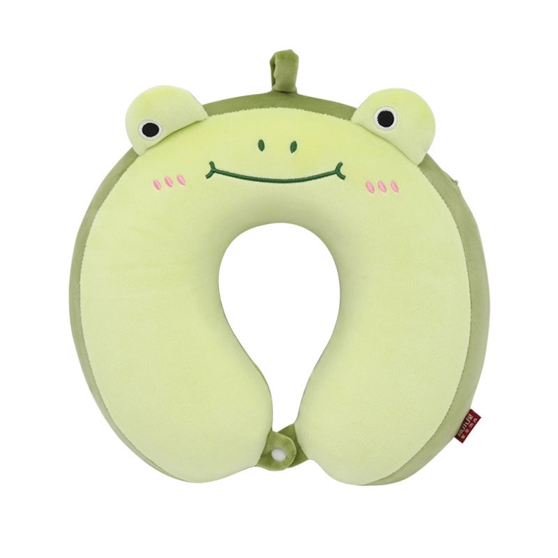 Cartoon Memory Foam U-Shaped Neck Pillow for Travel, Office, and Home | Travel Accessories