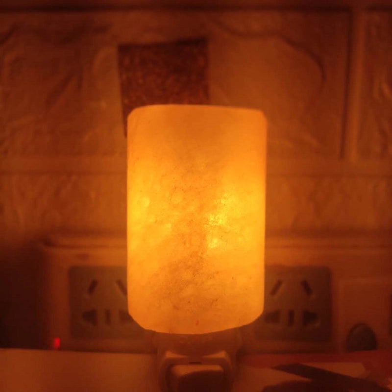 Himalayan Salt LED Night Light Minimalist Geometric Design Anniversary Birthday Gift | Home Decor Lighting