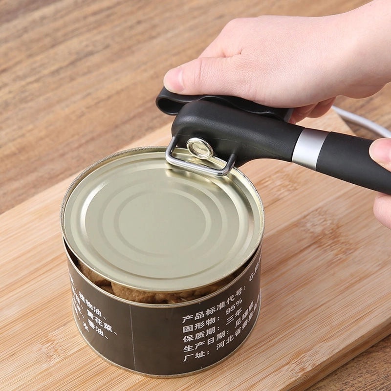 Minimalist Solid Color PP TPR Alloy Can Opener Single Piece | Kitchen Tools & Gadgets