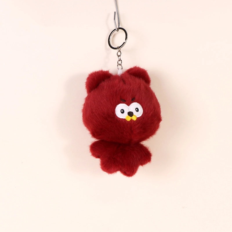 Cute Angry Chicken Plush Toy Keychain for Claw Machine | Plush Toys & Keychains