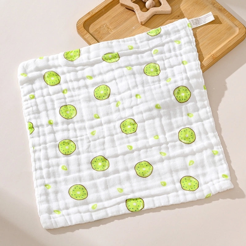 Adorable Cartoon Fruit and Fish Baby Burp Cloths Soft Infant Accessories|Baby Essentials