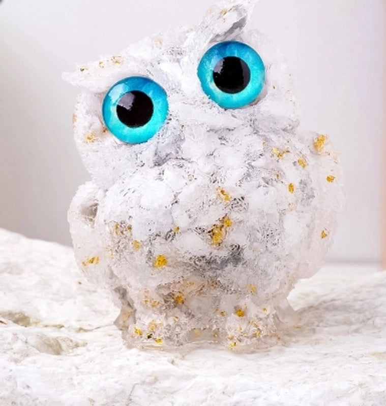 Minimalist Owl Crystal Figurine Decorative Ornament|Home Decor