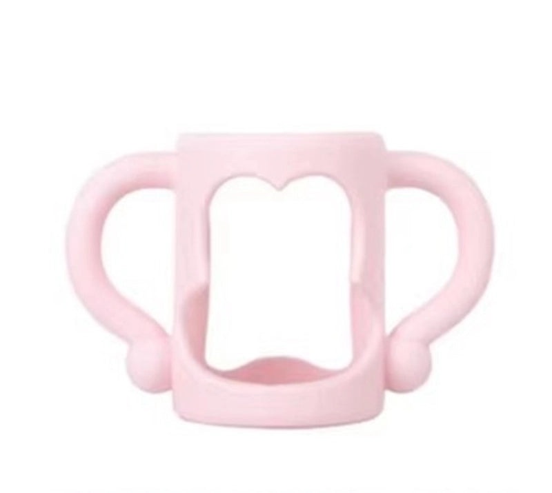 Adorable Solid Color Silicone Feeding Bottle 1pc | Baby Feeding Accessories