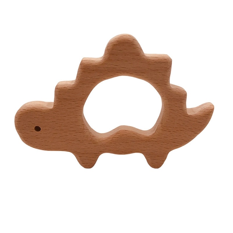 Natural Beech Wood Baby Teether Toys|Baby Teethers & Soothing Toys