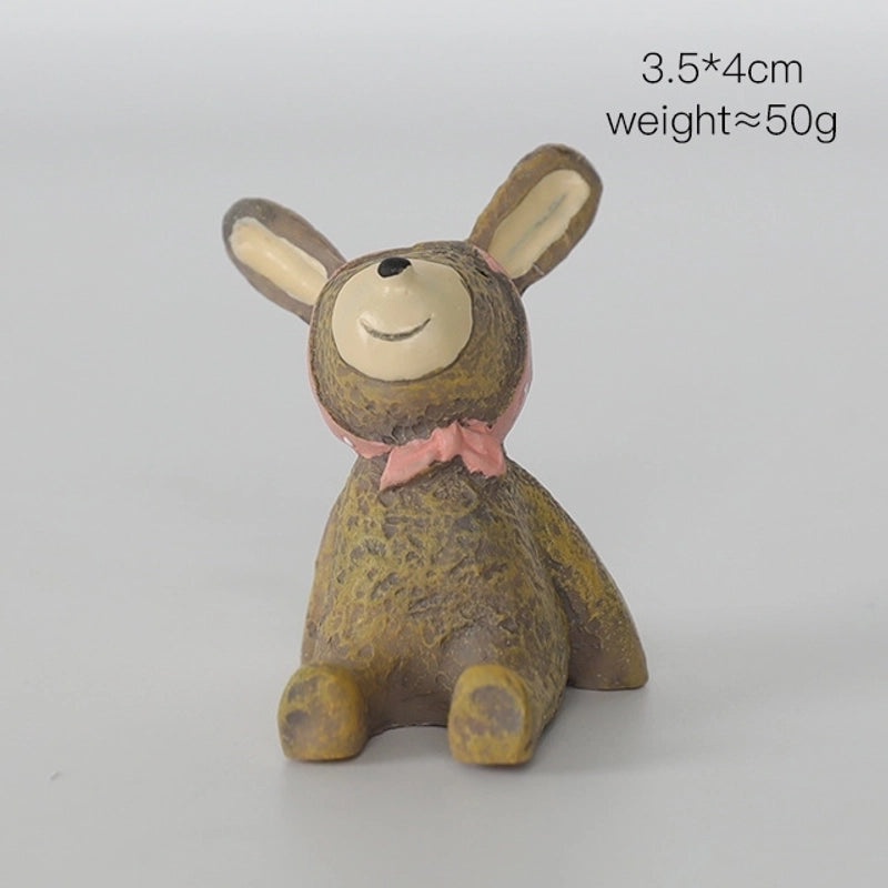 Adorable Cartoon Resin Figurines Decorative Artificial Ornaments for Home|Home Decor