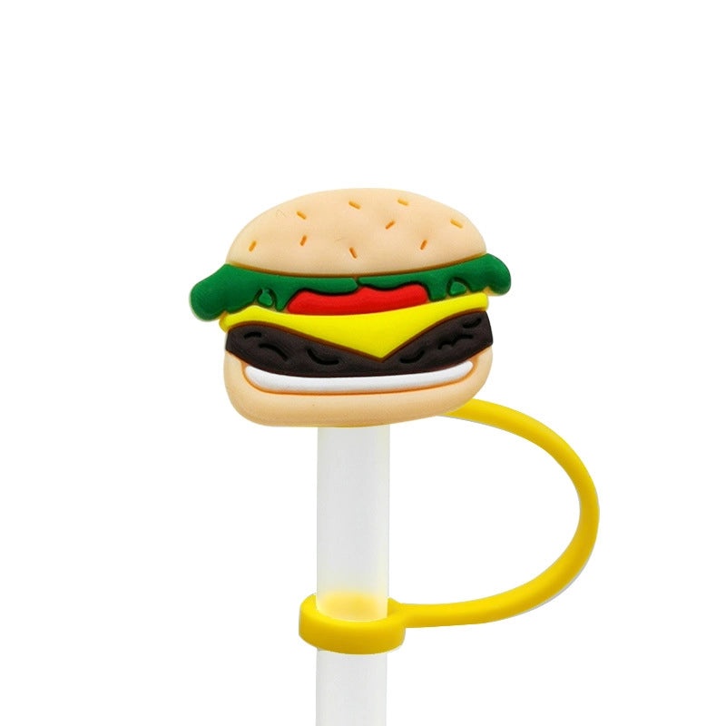 Cute Cartoon Silicone Straw Cap for Kids | Drinkware Accessories