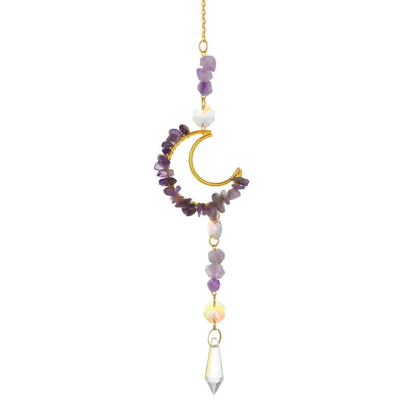 Moonlit Crystal Suncatcher Wall Decor | Home Decor