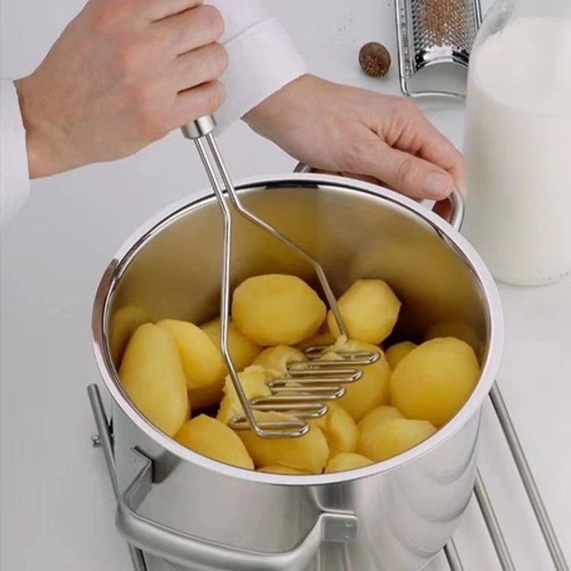 Stainless Steel Manual Potato Masher | Kitchen Tools & Gadgets