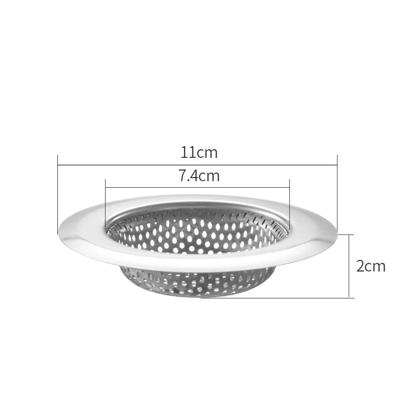 Stainless Steel Kitchen Sink Drain Strainer Net 304 Filter Garbage Catcher Funnel|Kitchen Accessories