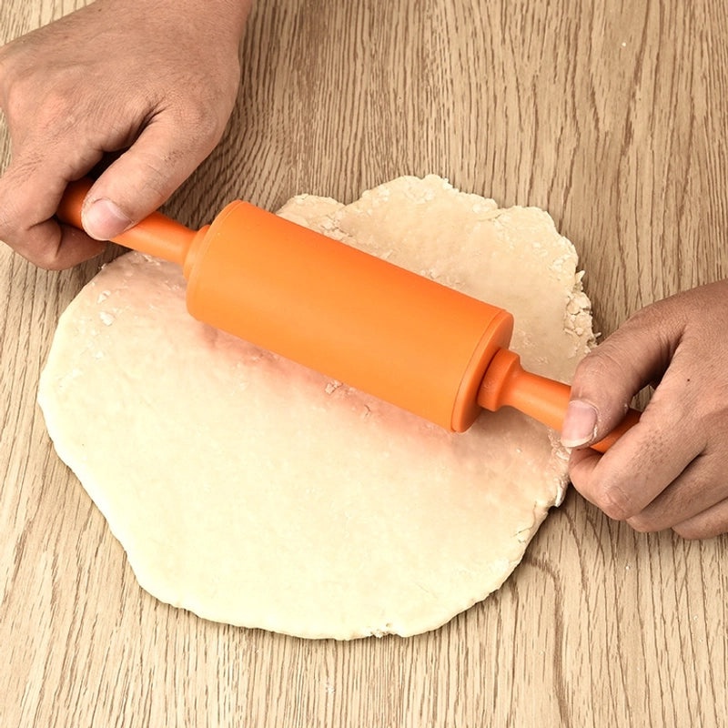 Solid Color Silicone Rolling Pin for Baking | Kitchen Tools & Gadgets