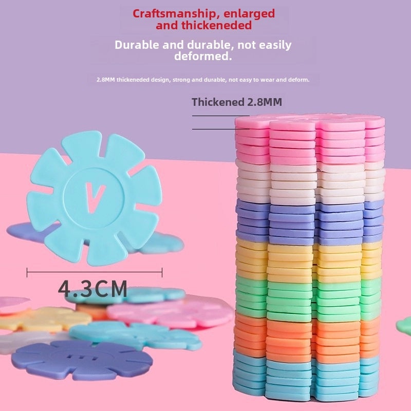 Snowflake Building Blocks for Kids Aged 3-6, Thickened Educational Puzzle Toys for Boys and Girls|Children's Educational Toys