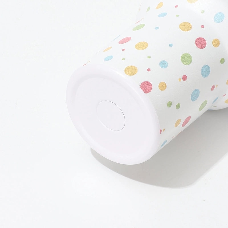 Adorable Polka Dot 304 Stainless Steel Insulated Thermos Cup 1 Pc|Drinkware & Thermoses