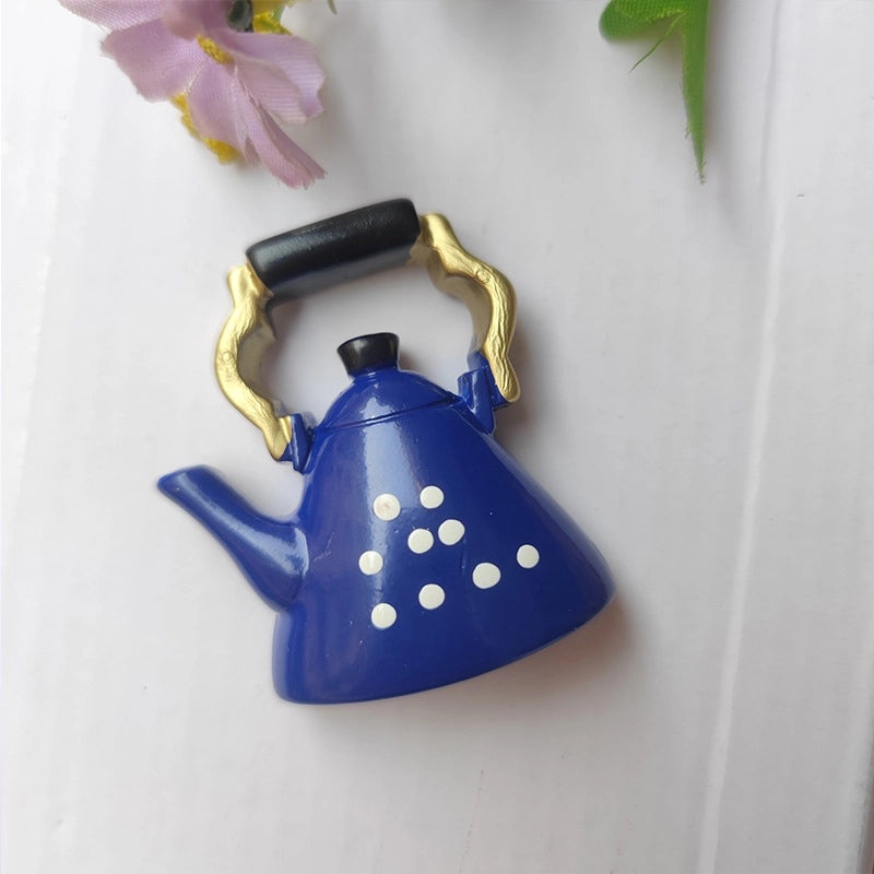 3D Resin Food Magnets Cute Simulation Stereoscopic Stickers for Fridge Decoration|Home & Kitchen Decor Magnet Accessories