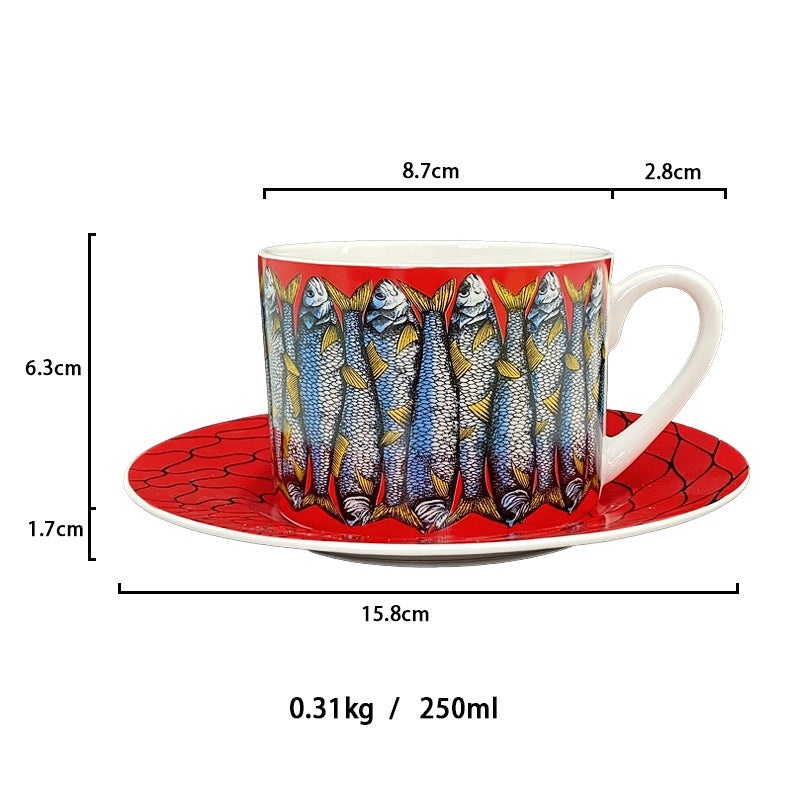 Vintage White Porcelain Water Bottle with Handmade Human Portrait | Drinkware & Bottles