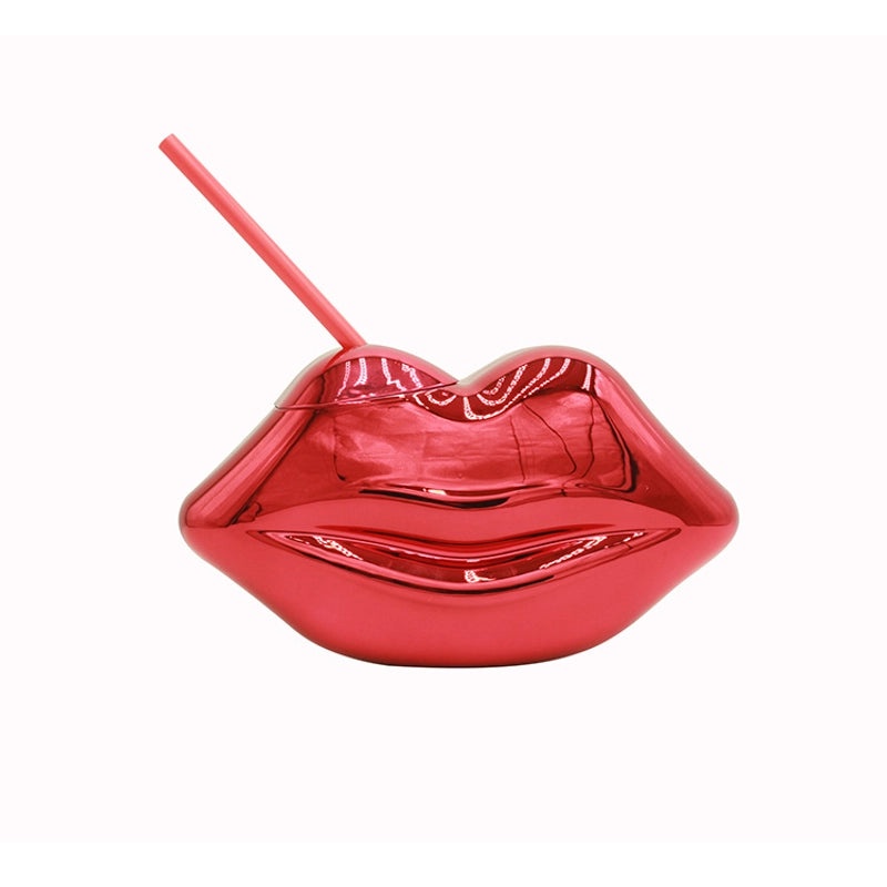 Casual Vacation Lips Design AS Water Bottle - Single Piece|Travel Accessories